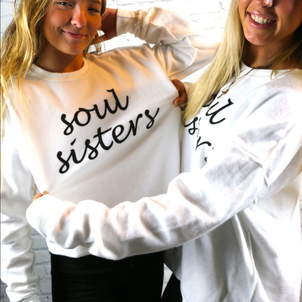 Soul Sister Inverted Sweatshirts